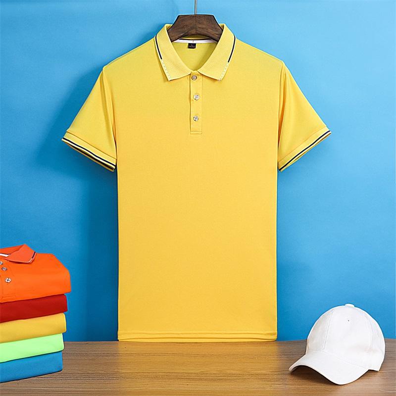 Quick-Drying Short-Sleeved Adult Summer Pure Color Personalized Quick-Drying Competition Polo Shirt With Logo 201 Lapel